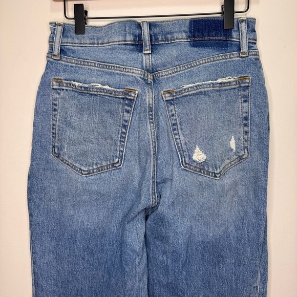 Abercrombie & Fitch Ultra High Rise 90s Straight Jean Criss-Cross Waist Size 29 - Picture 8 of 13